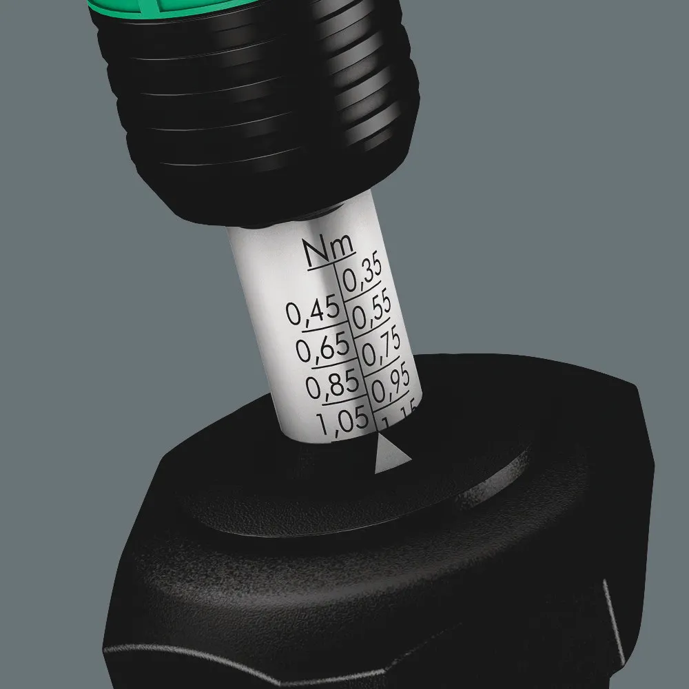 WERA Series 7400 Adjustable Torque Screwdriver 0.1 - 0.34Nm WER074770