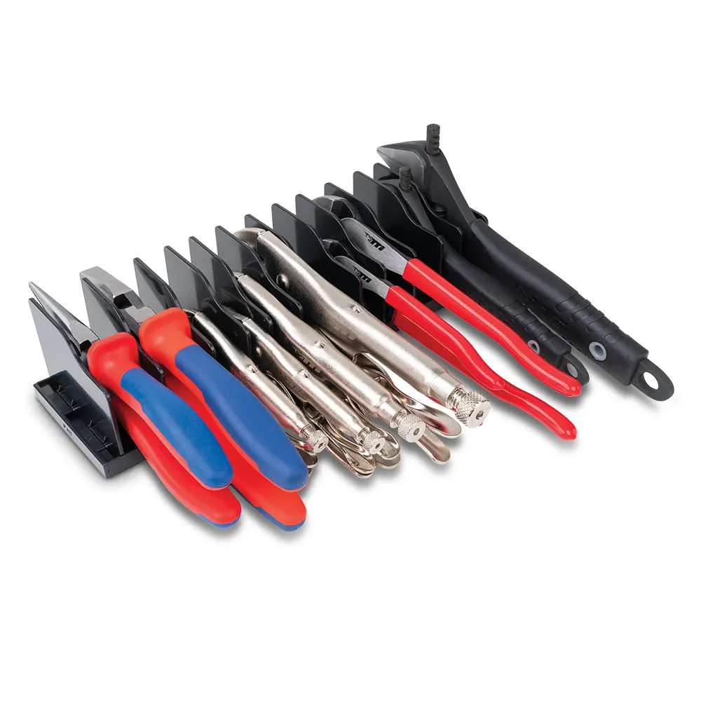 TTI 300mm 12 Bay Plier Rack Holder Black  TTITR12