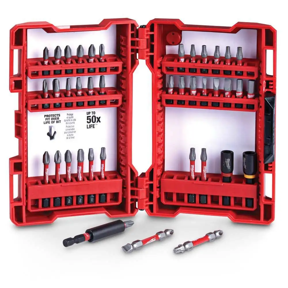 MILWAUKEE Impact Screwdriver Bit Set - SHOCKWAVE - 40 Piece 48324022