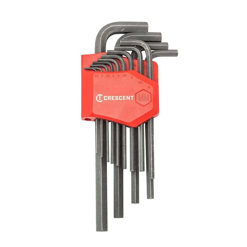 CRESCENT 13 Pc. Long Arm Metric Hex Key Set CHKLAM13