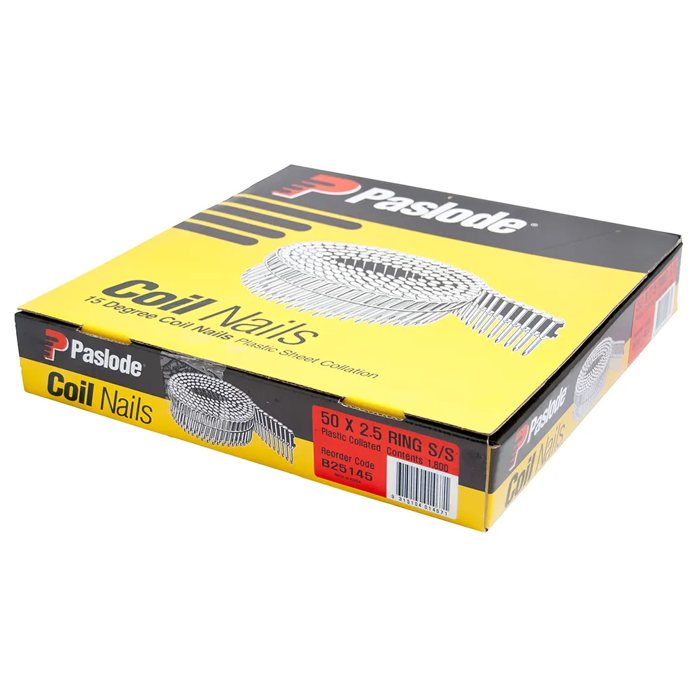 PASLODE 50mm Collated Plastic Sheet Nails 1800 Pack B25145