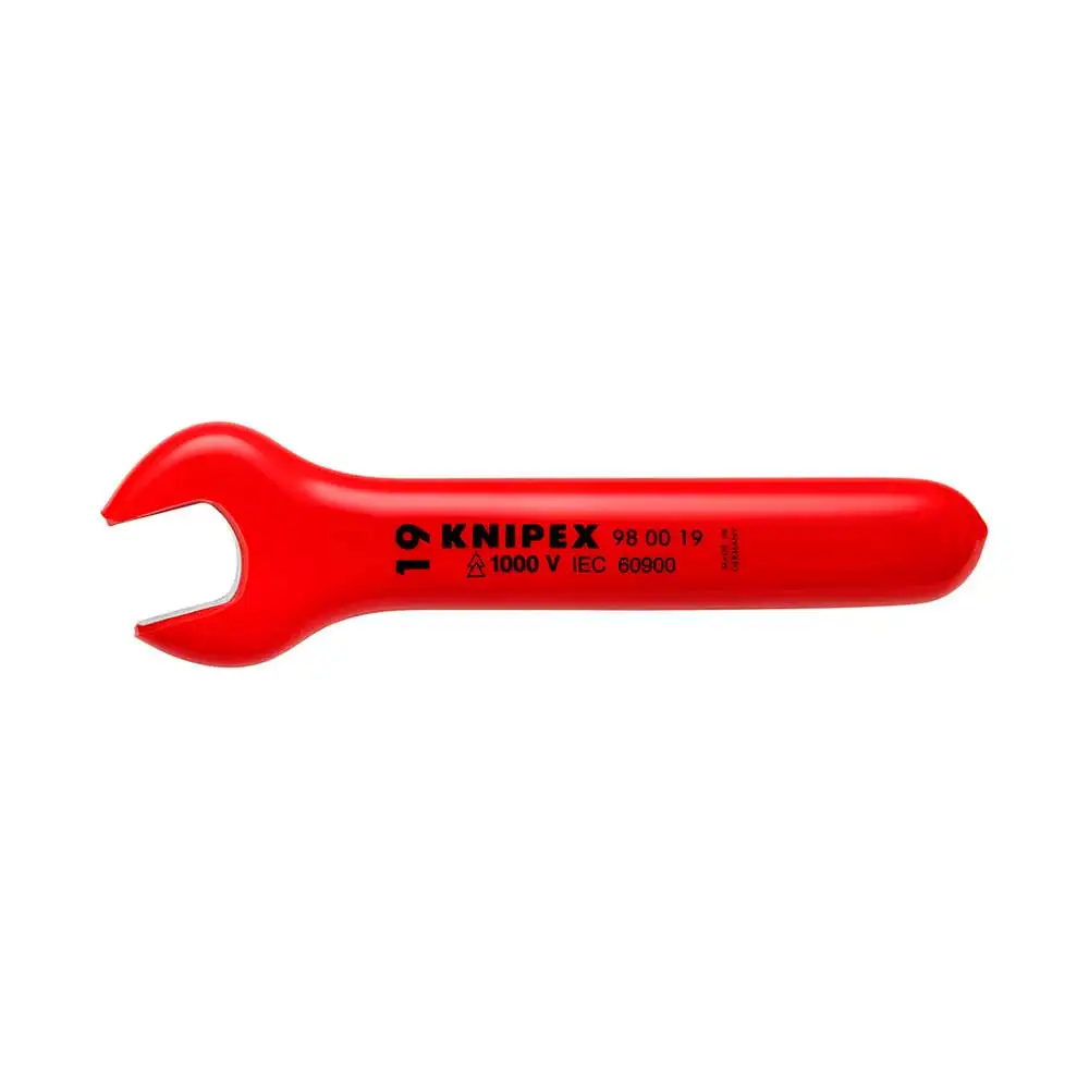 KNIPEX 1000V 19mm Insulated Open-End Spanner 980019