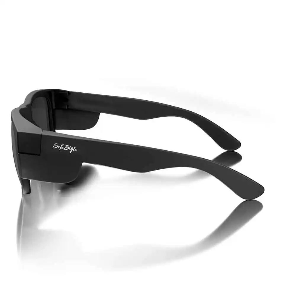 SAFESTYLE Fusions Matte Black Frame Polarised UV400 Lens Safety Glasses FMBP100