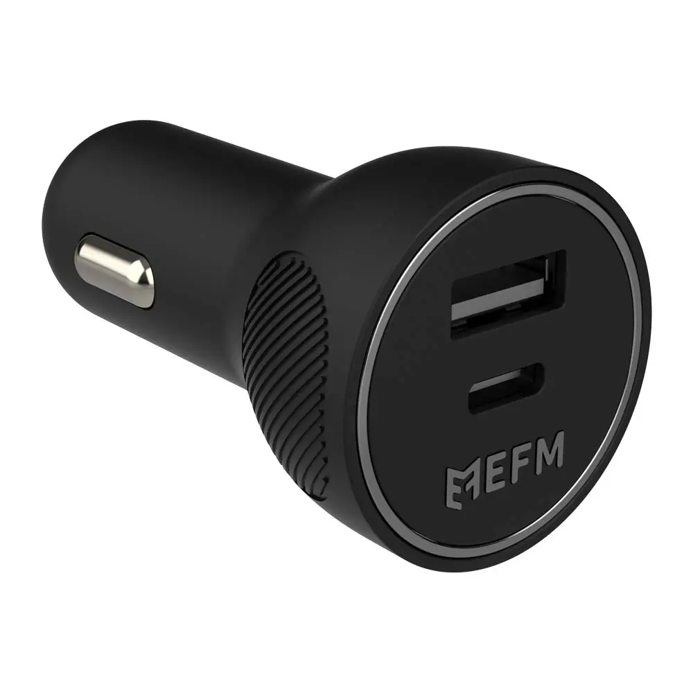 EFM 30W Dual Port Car Charger - With Power Delivery and PPS EFP30WU932BLA