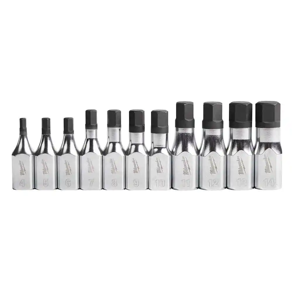 MILWAUKEE 11 Piece 3/8�?Drive Metric Hex Bit Socket Set 48229543