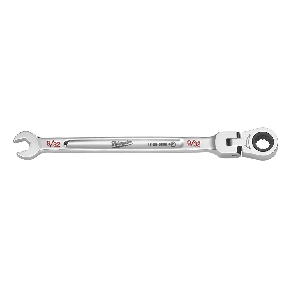 MILWAUKEE9/32" AF R/OE Flex Head Ratcheting Spanner 45969809