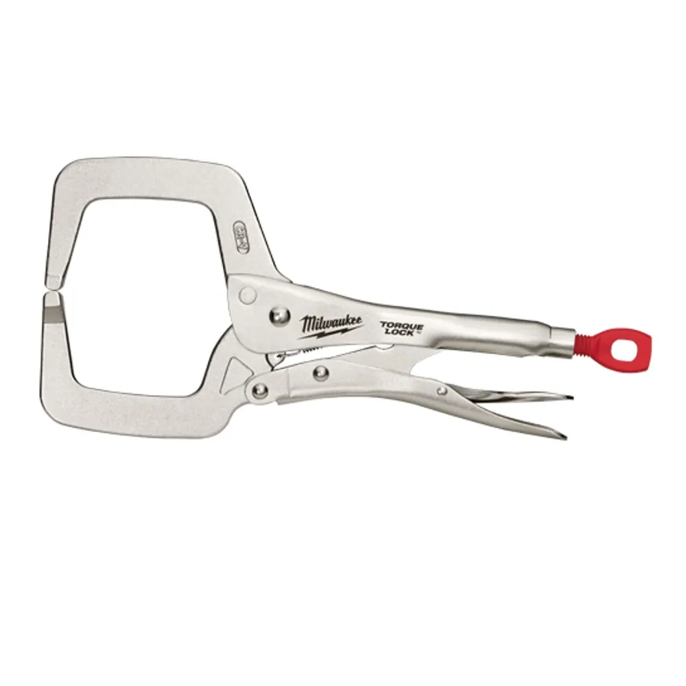 MILWAUKEE 457mm (18inch) Torque Lock C-Clamp Locking Pliers Regular Jaw 48223530
