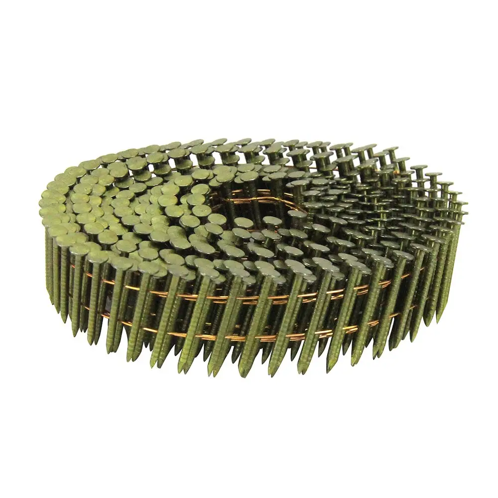AIRCO Coil Nails Ring Shank Electro Galvanised - 27mm Box of 12000 YA27216