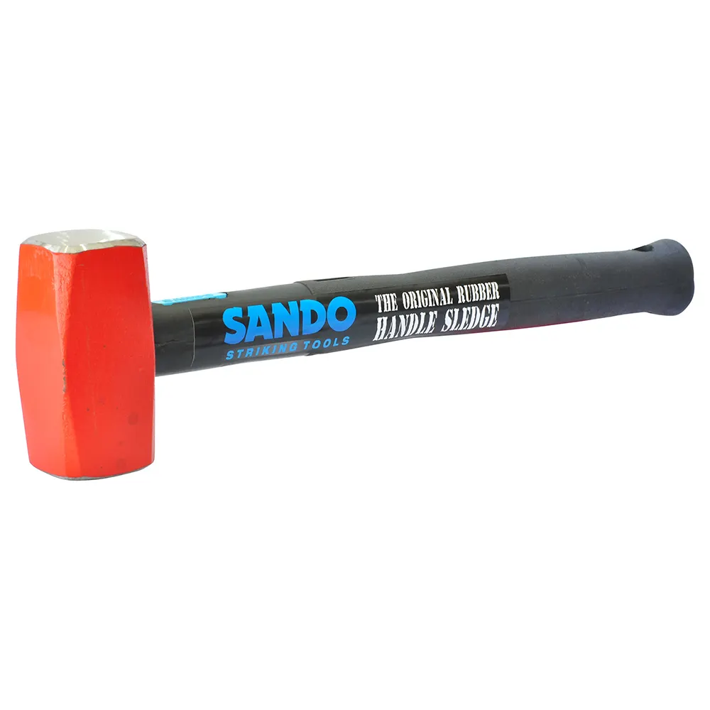 SANDO Hard Face 4lb/1.8kg Club Hammer with 16" Unbreakable Handle SDCLUB/4-16