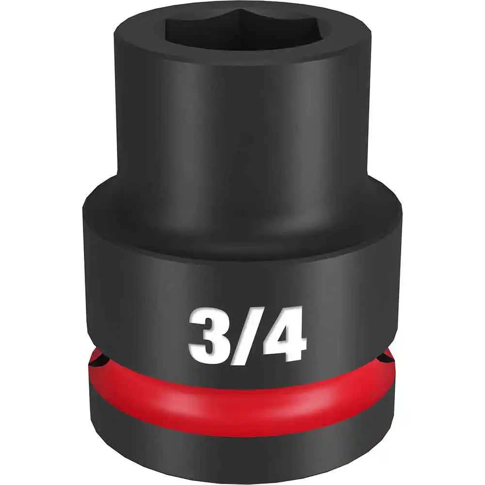 MILWAUKEE SHOCKWAVE 3/4" Drive 3/4" Standard 6 Point Impact Socket 49666303