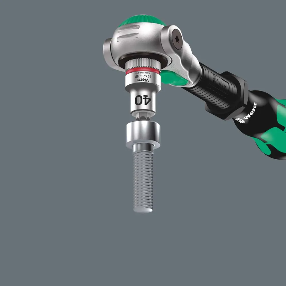 WERA Belt B 3 TORX HF Zyklop Bit Socket Set w/ Holding Function 3/8" Drive - 9 Piece WER003972