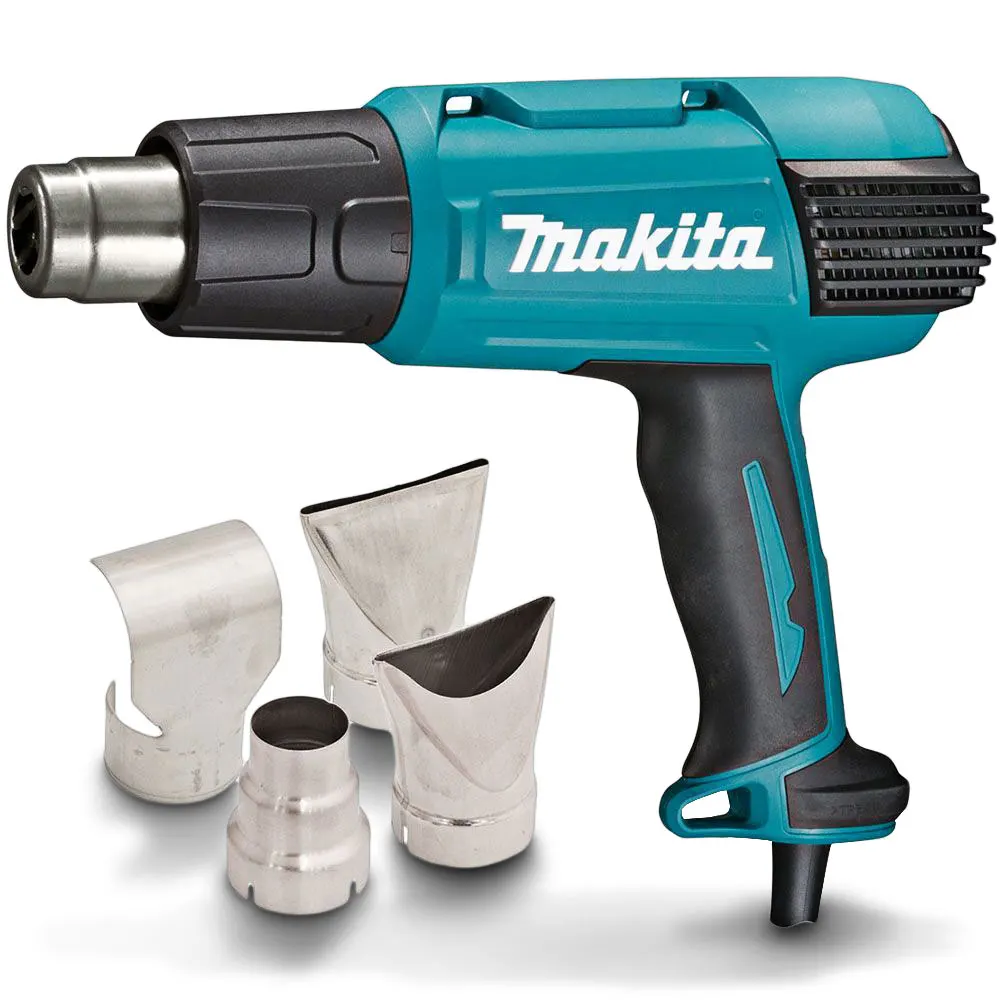 MAKITA 2000w 50 to 650-Deg C Variable Heat Gun Kit HG6530VKIT