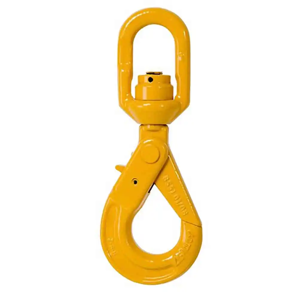 BEAVER 10mm G80 Eye Swivel Self Locking Hook w/ Ball Bearing 886610
