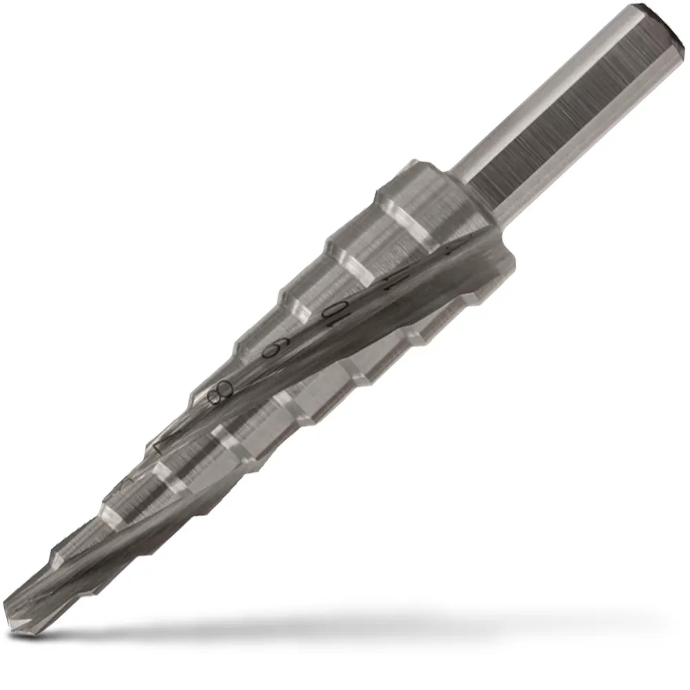 SUTTON 4-12mm 9-Step HSS Spiral Flute Step Drill Bit