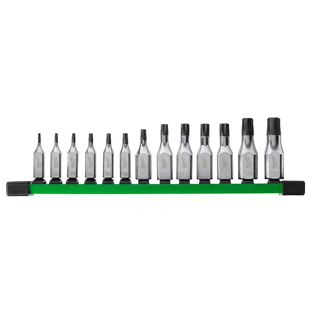 MILWAUKEE 13 Piece 1/4�?and 3/8�?Drive Torx Bit Socket Set 48229532