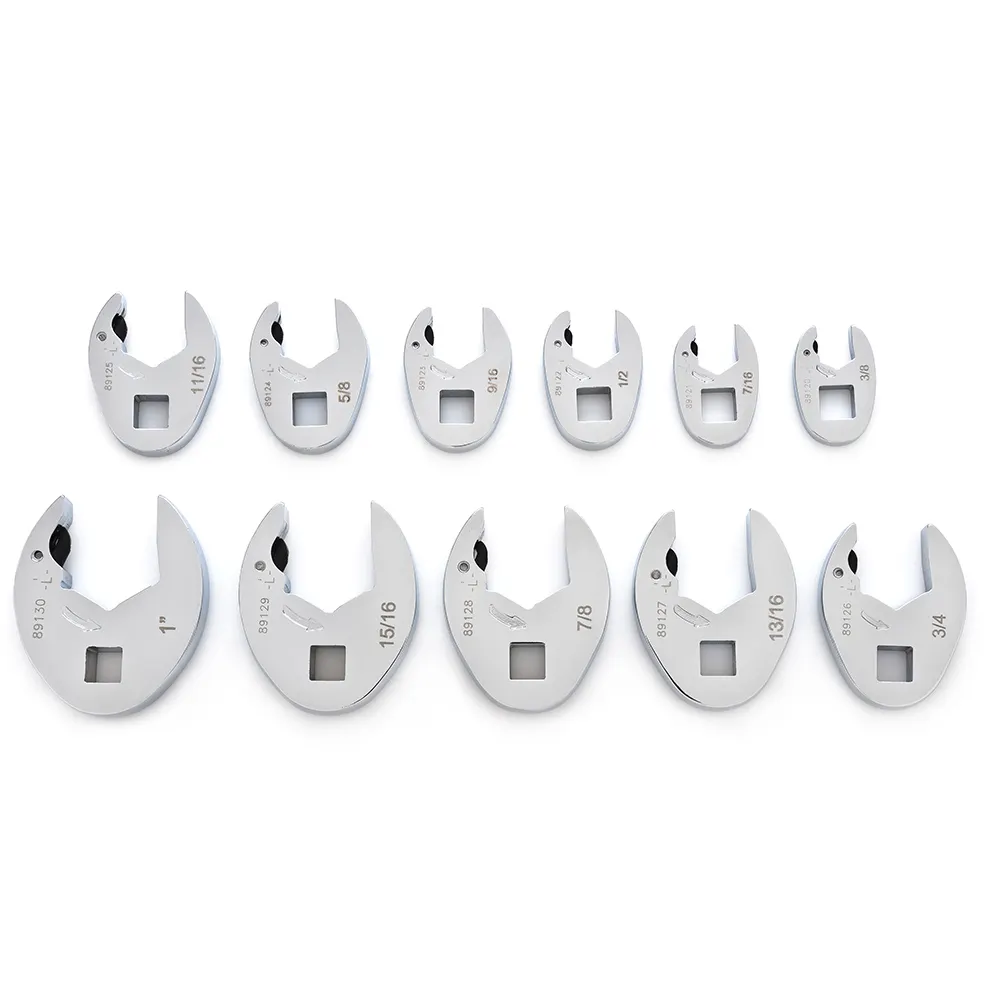GEARWRENCH 11 pcs 3/8inch Drive SAE Ratcheting Crowfoot Wrench Set 89118