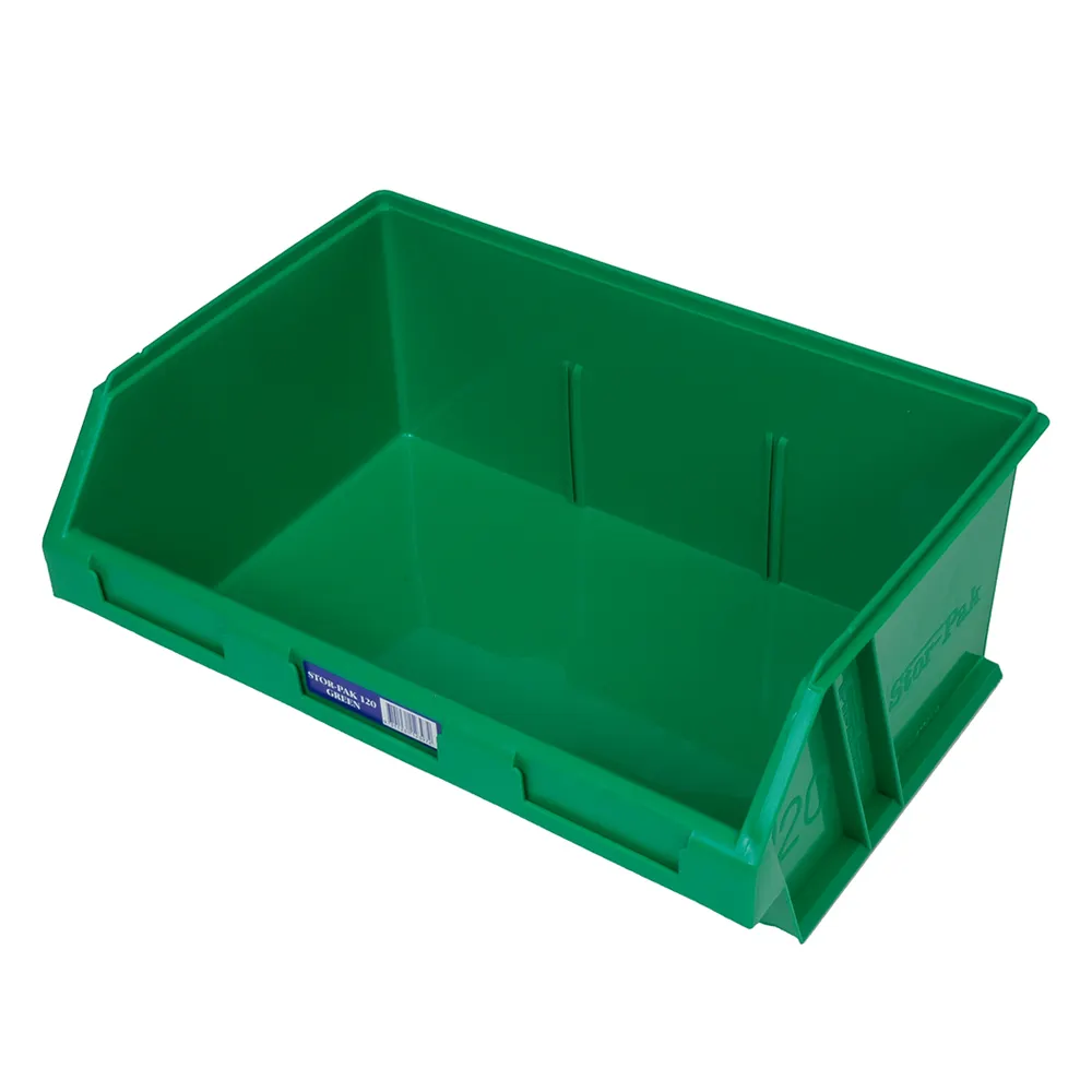 FISCHER 410 x 275 x 165mm STOR-PAK 120 Green Storage Bin 1H-064G