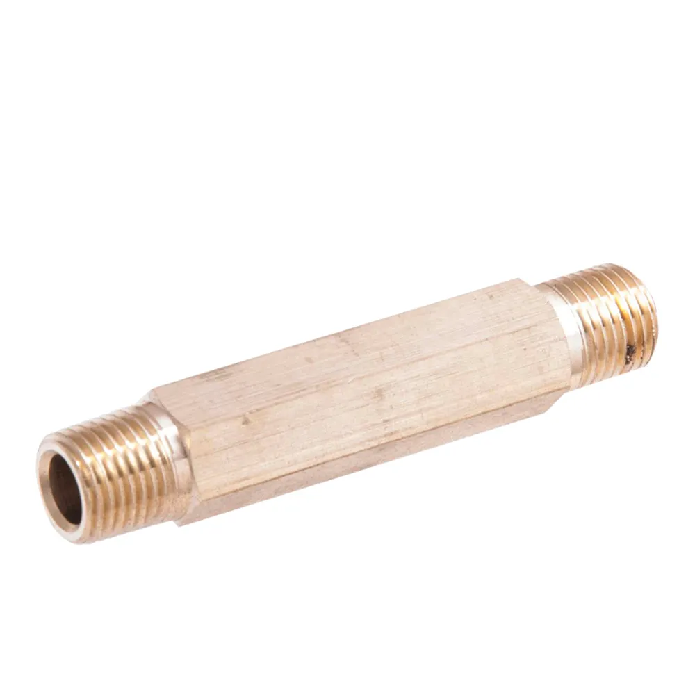 SONSBEEK Brass Nipple Extension 1/4inch 1/4inch BSP Male BL28LHN0448B