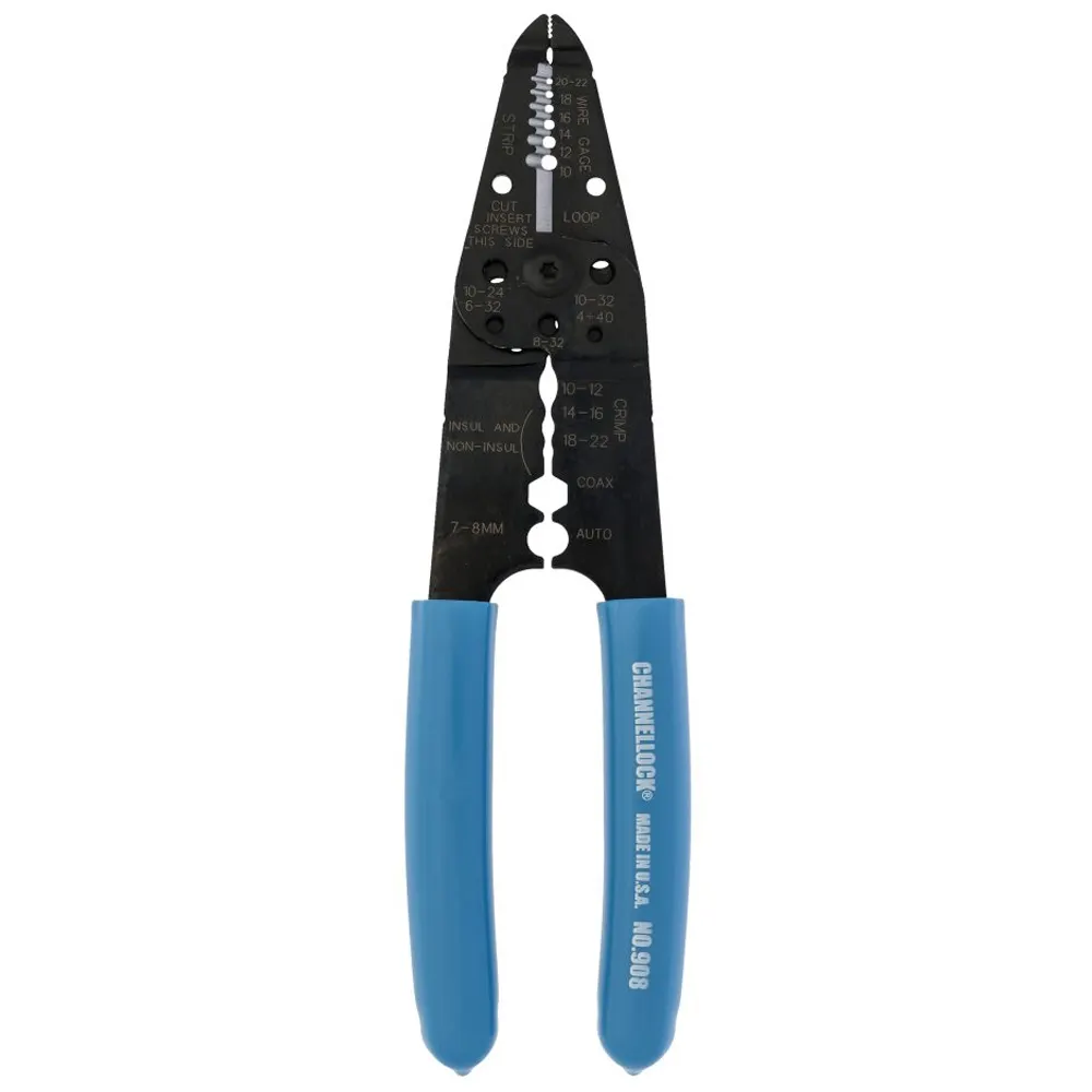 CHANNELLOCK 200mm Deluxe Wire Stripper Plier 908