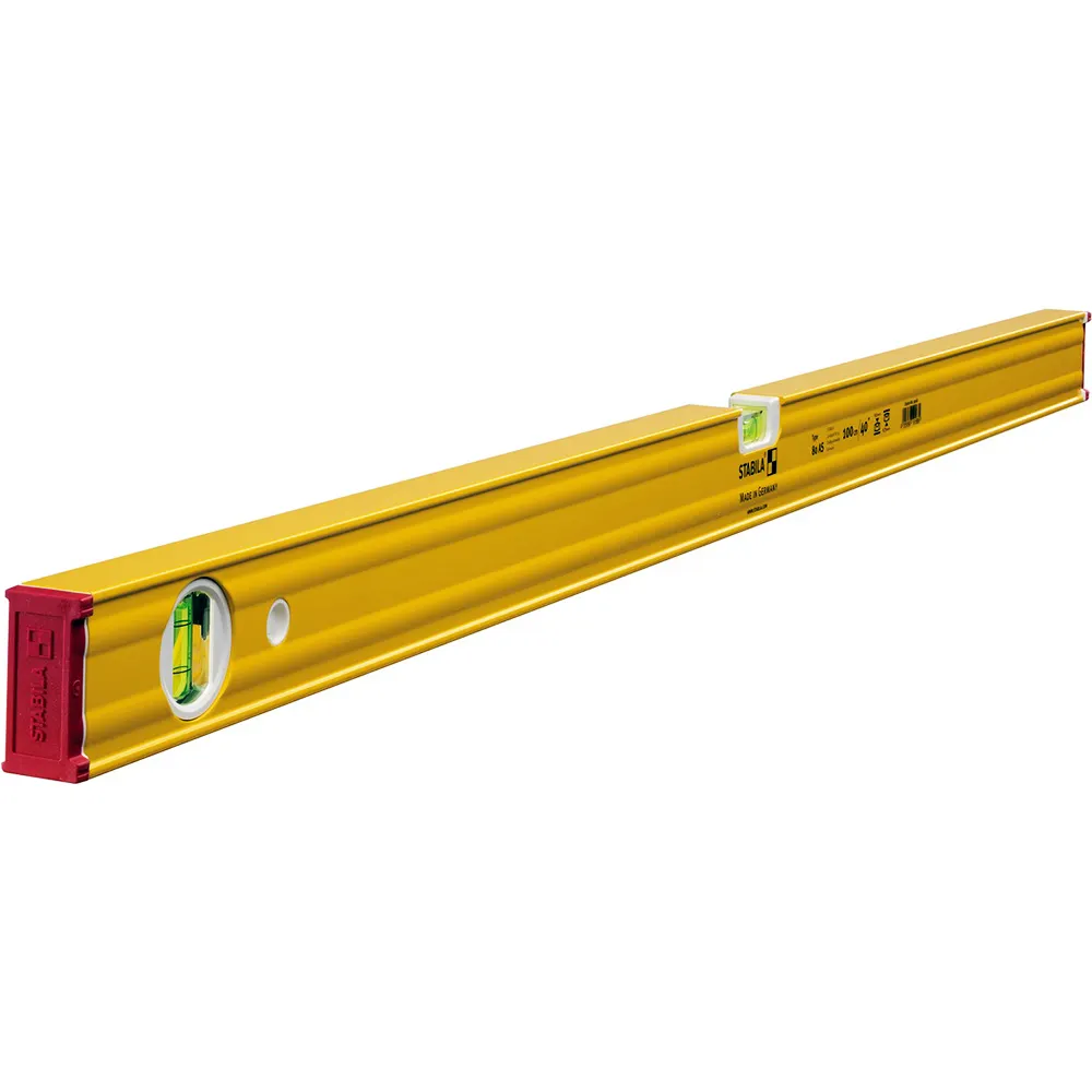 STABILA 1000mm Level Box Sect 2 Vial Ribbed for Stability 80AS/100