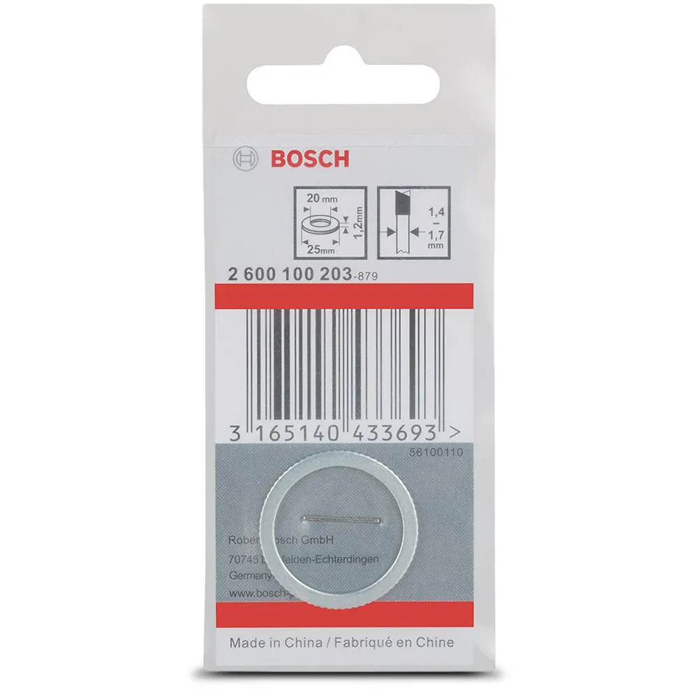 BOSCH 25 x 20 x 1.2mm Circular Saw Blade Reduction Bush 2600100203