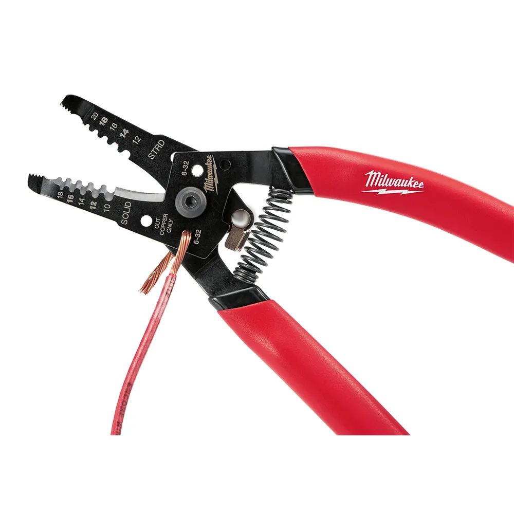MILWAUKEE Ergonomic Grip Stripper Wire Plier 48226109