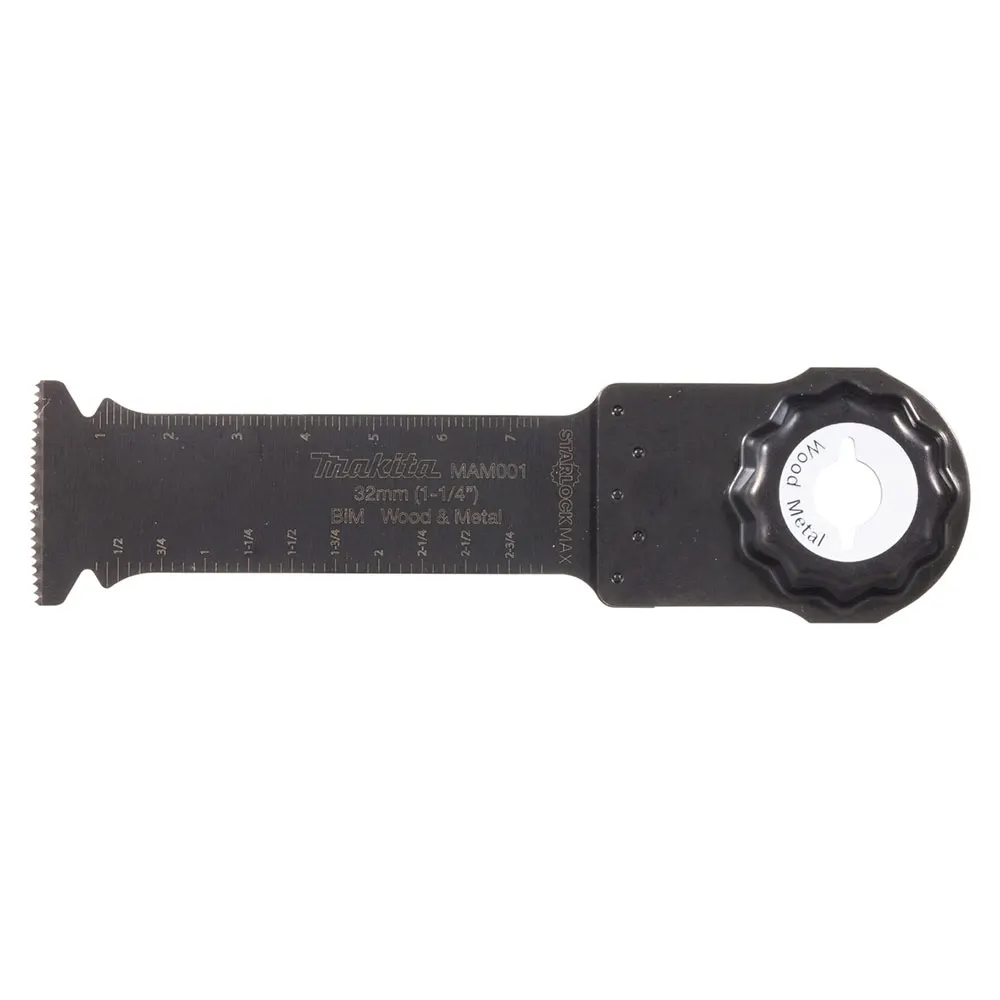 MAKITA 32mm Starlock Max Multi-Tool for Wood & Metal Plunge Saw Blade B-66400