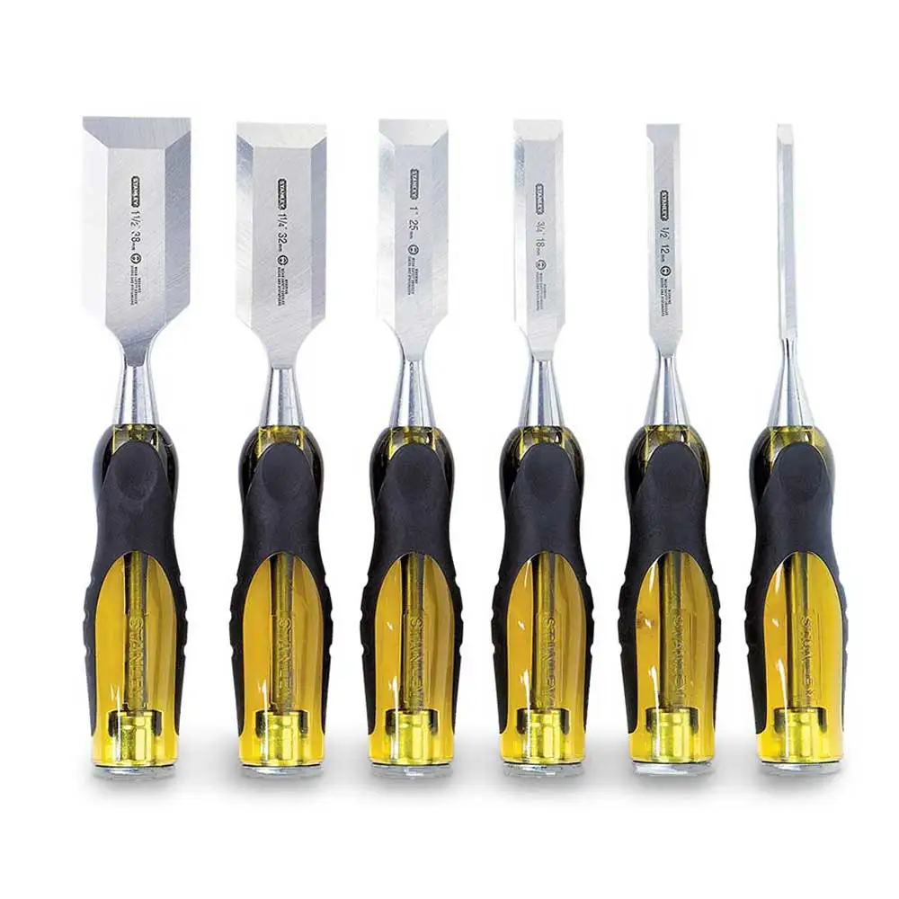 STANLEY FATMAX 6 Piece Thru-Tang Butt Chisel Set 16-971