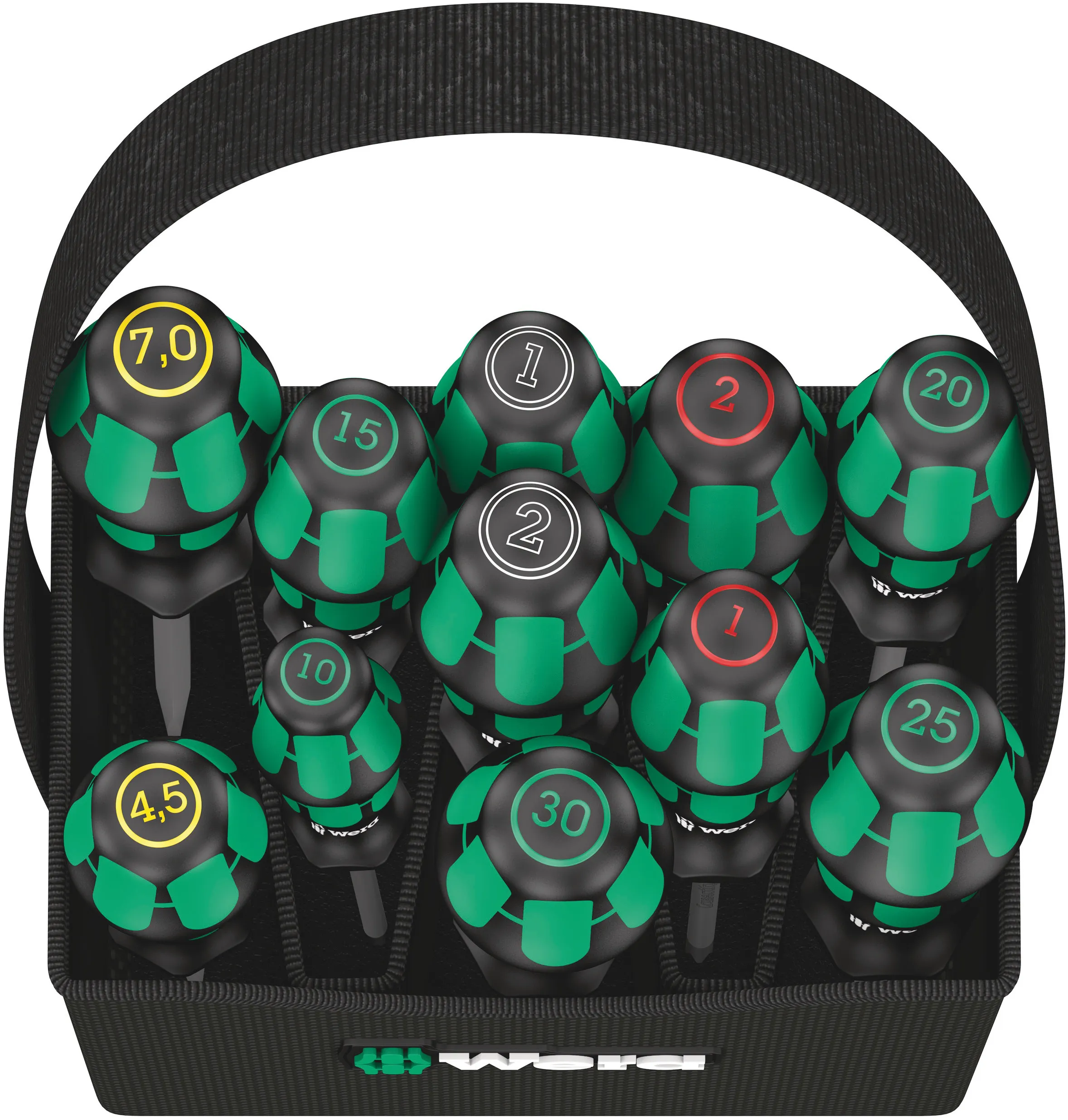WERA Kraftform 2go 300 - 11 Piece WER004313