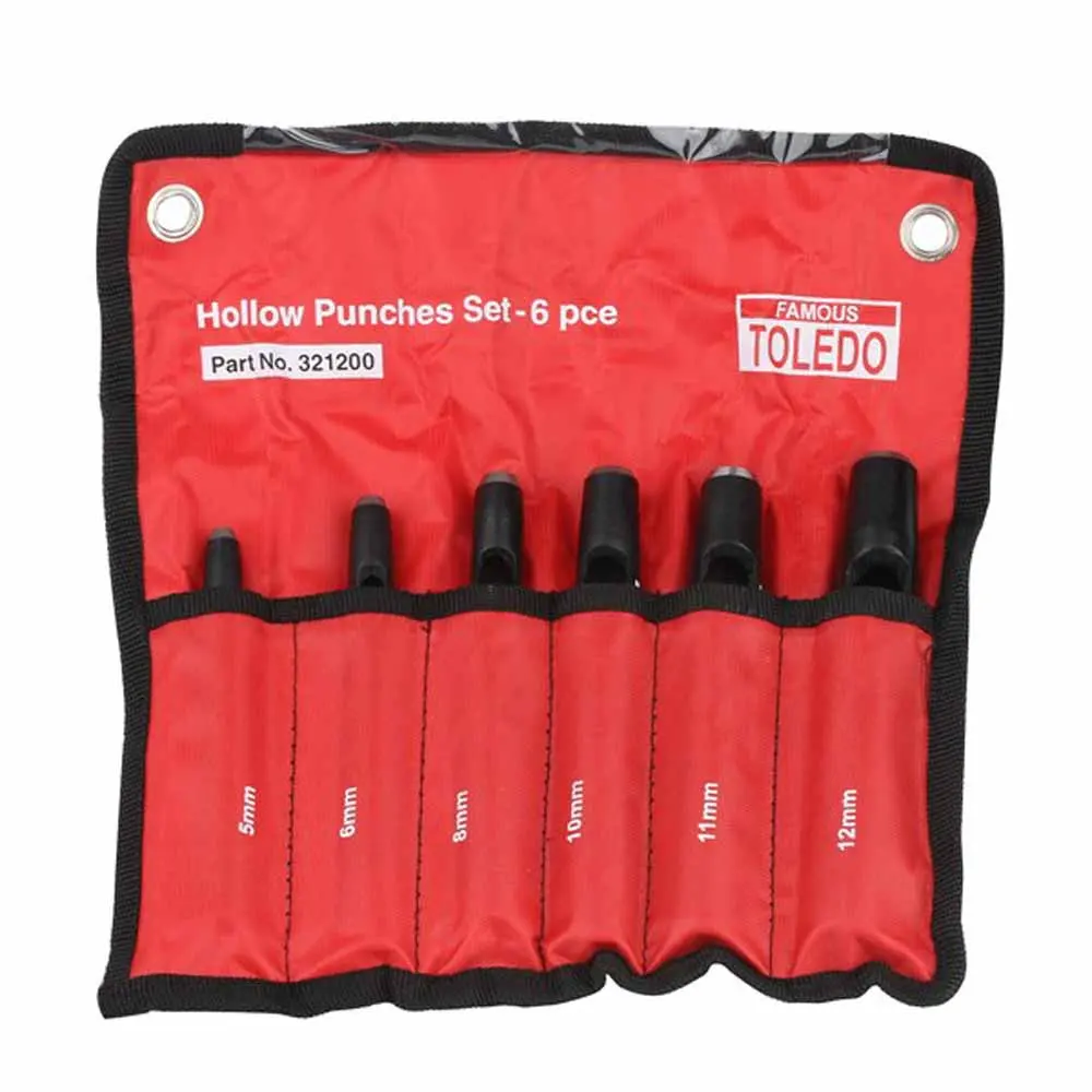 TOLEDO Hollow Punch Wad Set - 6 Piece 321200