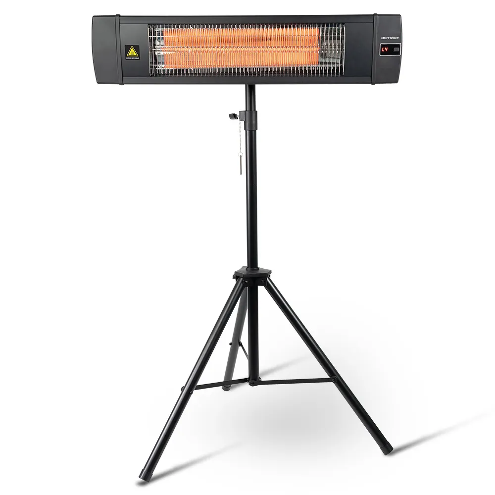 DETROIT 1.8m 2000W Radiant Electric Tripod Heater Kit DETRH2000