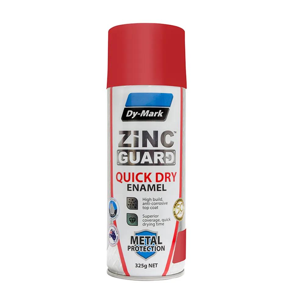 DYMARK 325g Aerosol Quick Dry Signal Red Zinc Guard Paint Enamel 230932302
