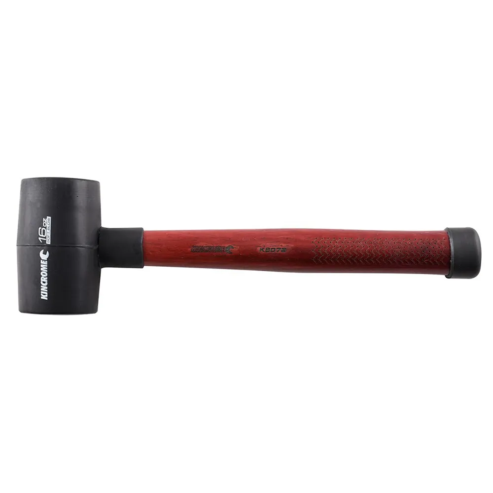 KINCROME 16oz Hickory Rubber Mallet - Black K9072