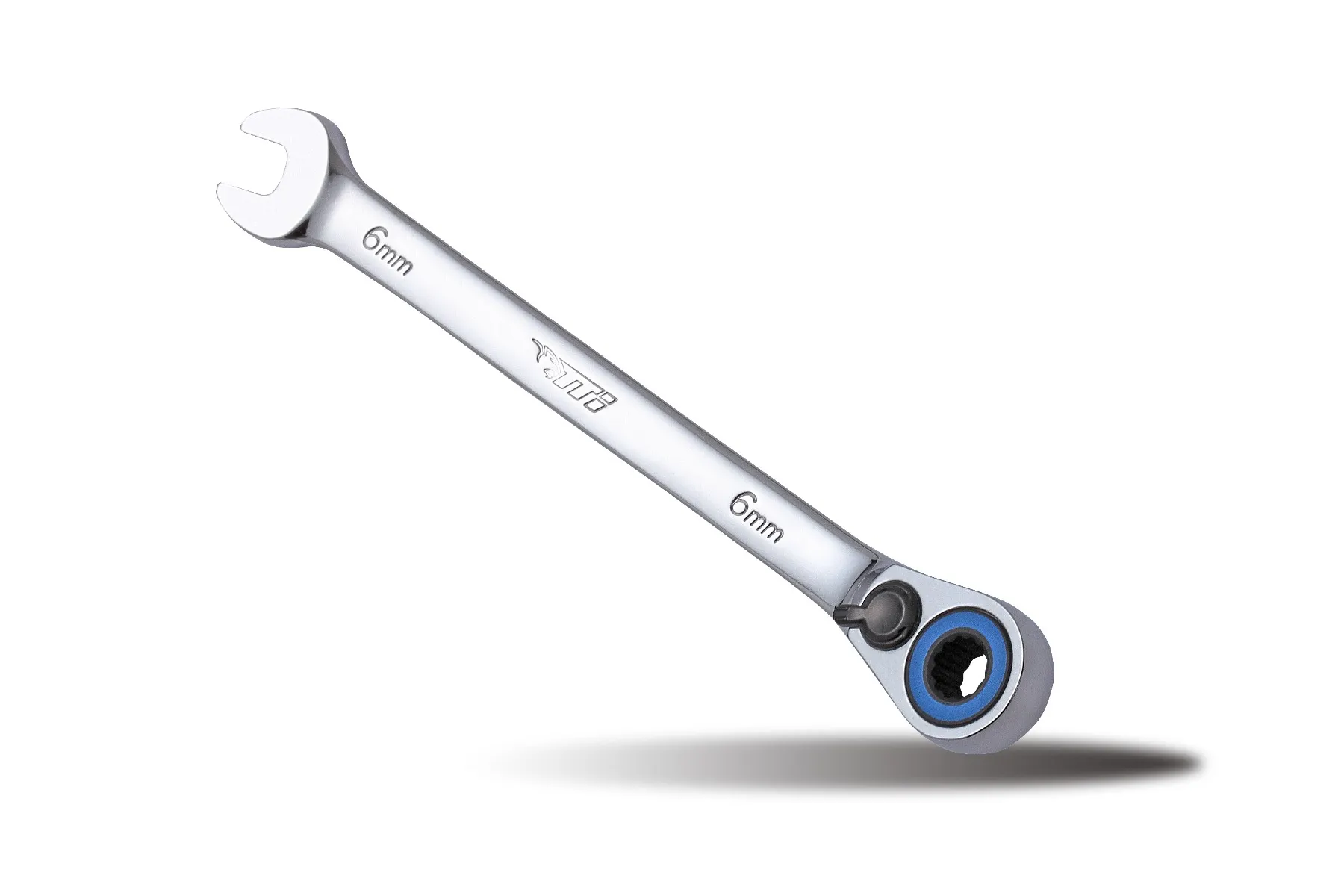 TTI 6mm 72T Metric Reversible Ratcheting Ring/Open-End Spanner TRVM06