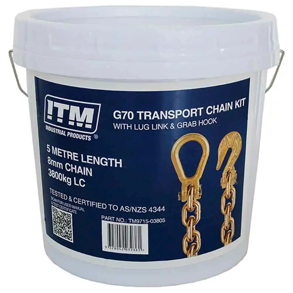 ITM 3.8T Lug Grab Hook Transport Chain TM9715-03805