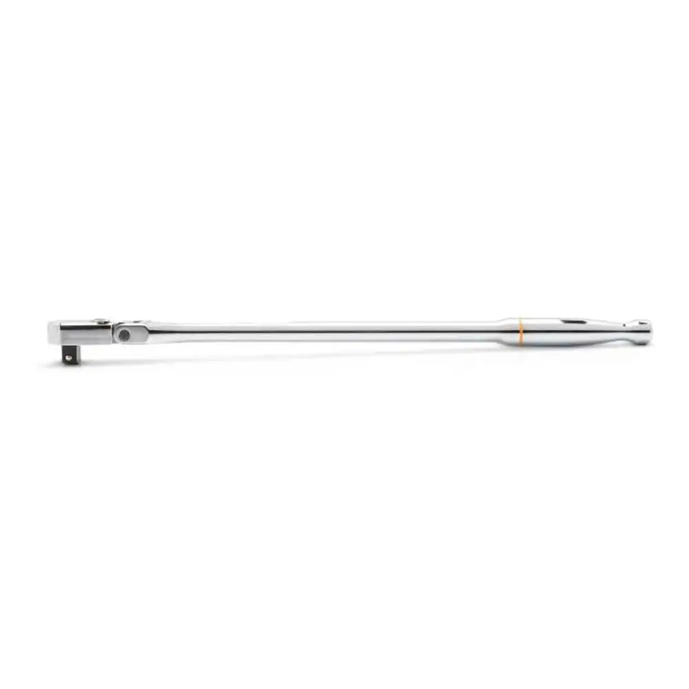 GEARWRENCH 1/2inch Drive 120XP Full Polish Chrome Flex Head Teardrop Ratchet 81306XP