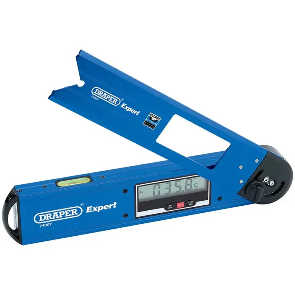 DRAPER 250mm 180Deg Digital Spirit Level Angle 74307