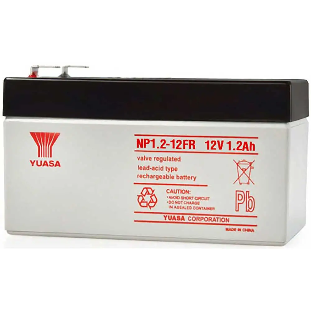 YUASA NP (VRLA) 12V 1.2Ah NP1.2-12 FR Yuasa VRLA Car Battery 175001