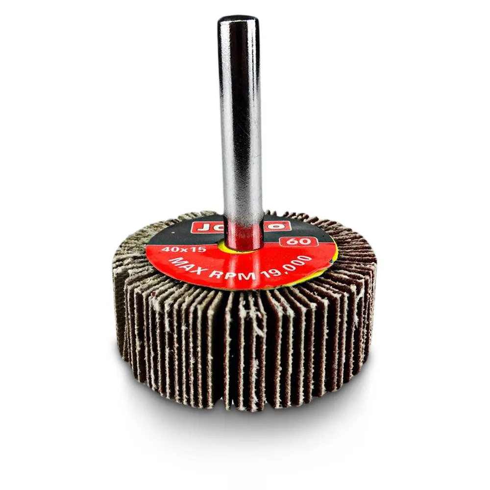 JOSCO 40 x 15mm 60-Grit Mounted Flap Wheel