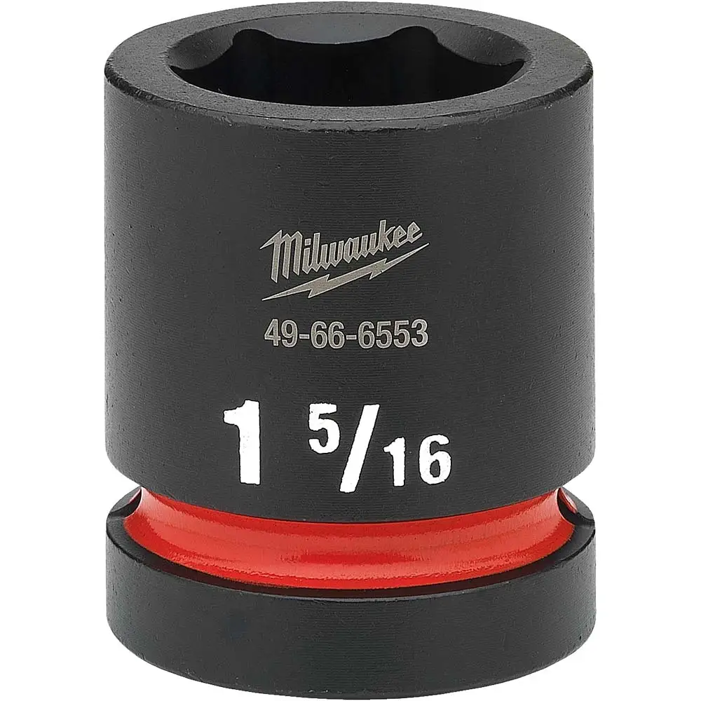 MILWAUKEE SHOCKWAVE 1" Drive 1-5/16" Standard 6 Point Impact Socket 49666553