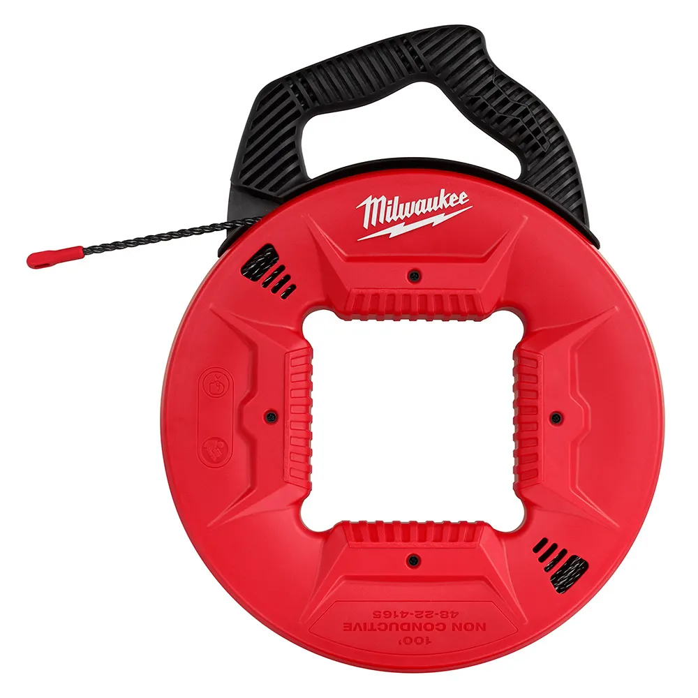 MILWAUKEE 30m/100ft Polyester Fish Tape Plastic Tip 48224165