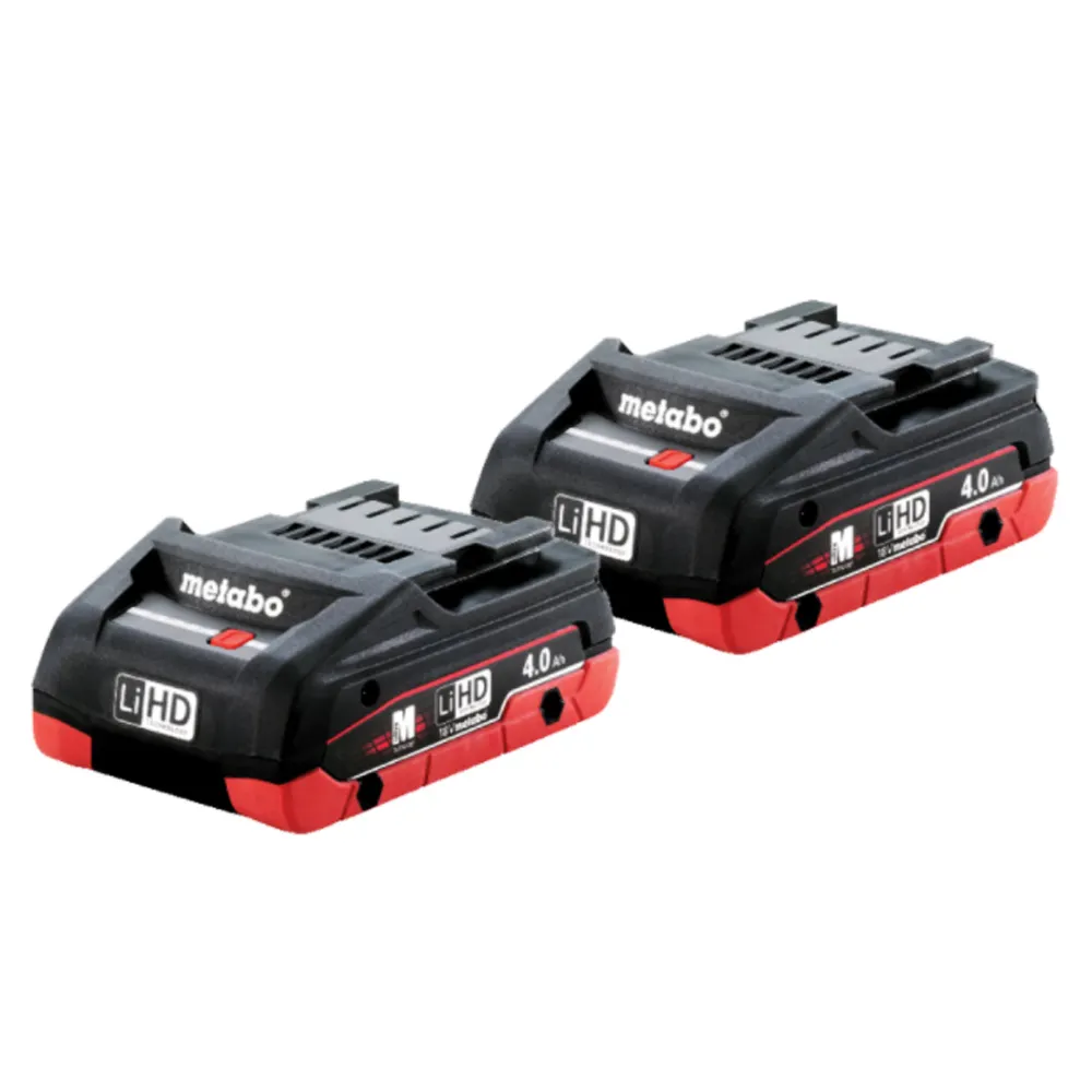 METABO 18V 4.0Ah Twin Pack Battery AU32102400