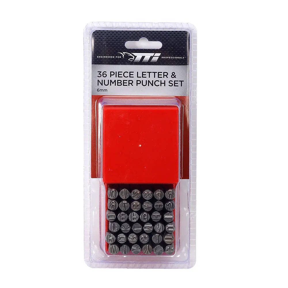 TTI 36 Piece Letter & Number Punch Set TNP000