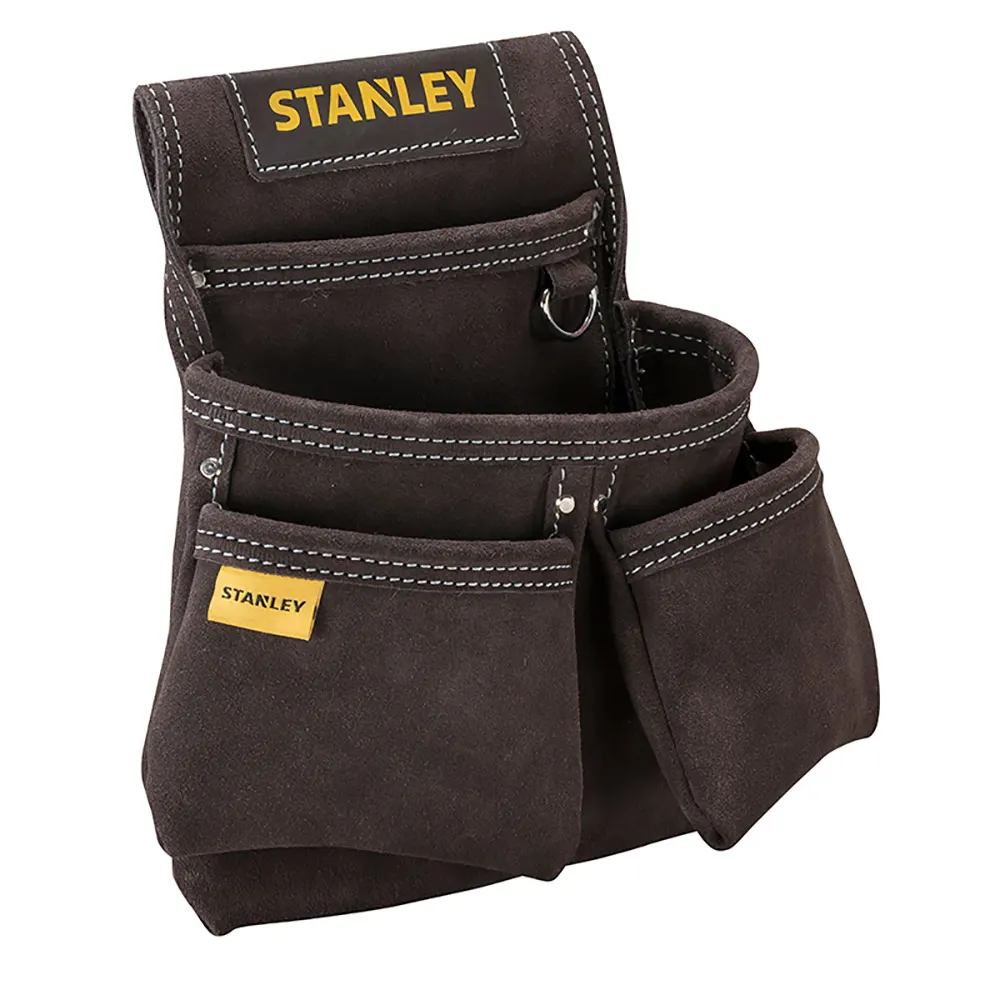 STANLEY Tool Leather Double Nail Pocket Pouch STST1-80116