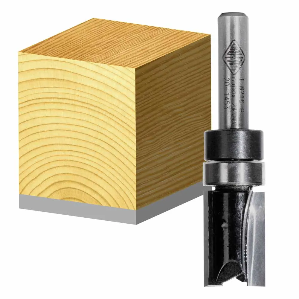 CARBITOOL 3/8Inch TCT Inverted Flush Trimming Bit Carbide Tipped T 8212 B