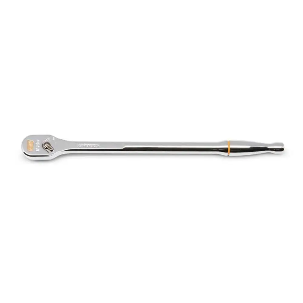 GEARWRENCH 1/4inch Drive 120XP Full Polish Chrome Extra Long Handle Teardrop Ratchet 81034XP