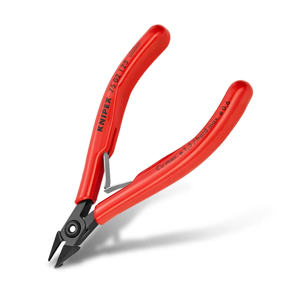 KNIPEX 125mm Electronics Diagonal Cutter 7502125SB