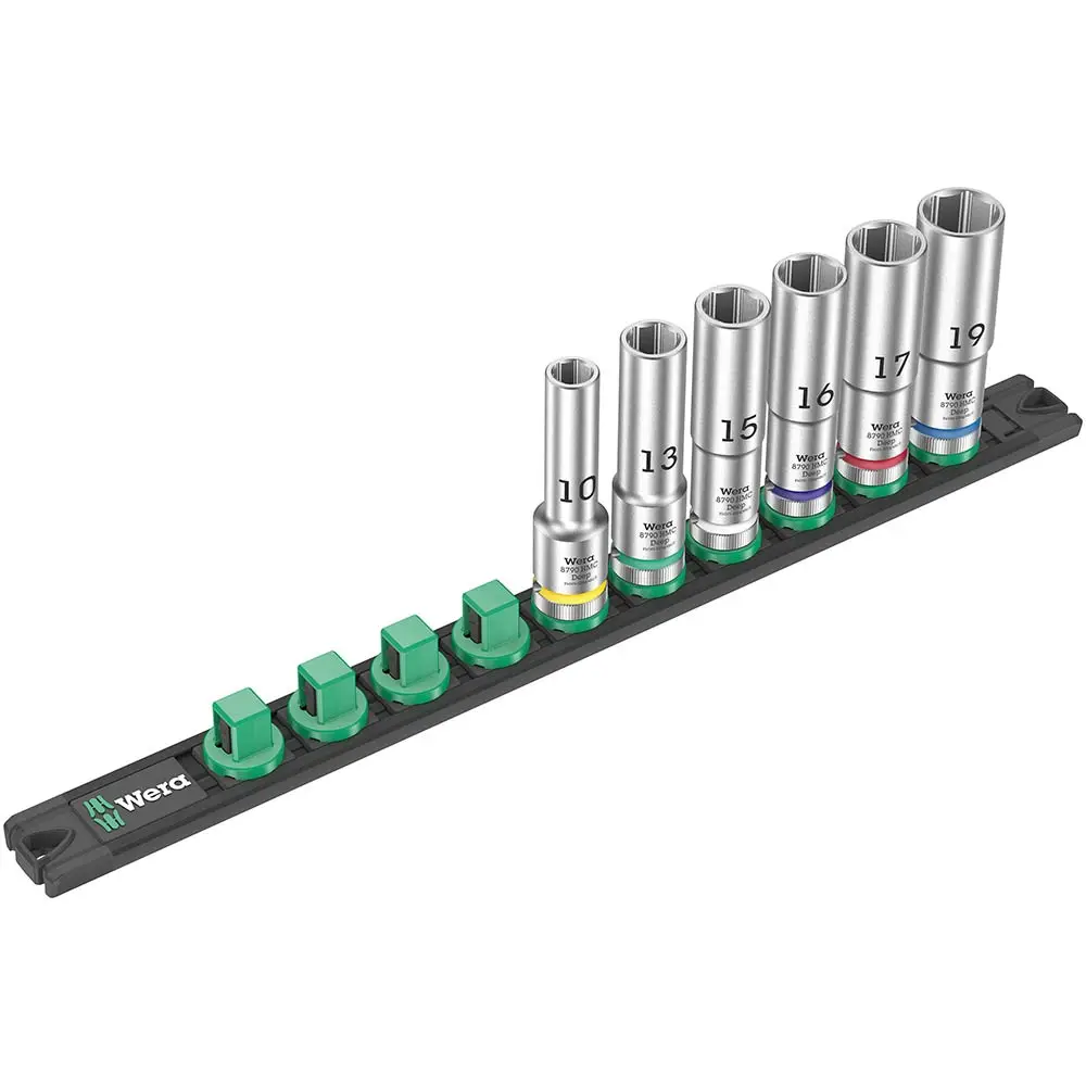 WERA 1/2" Drive Deep Socket Rail - 6 Piece WER005470