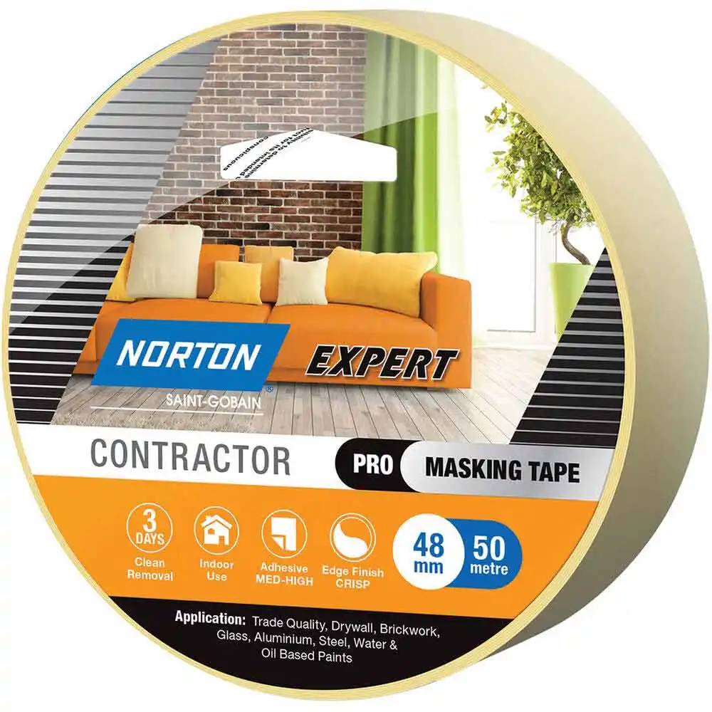 NORTON 48mm X 50m Expert 3 Day Masking Tape 69957341727