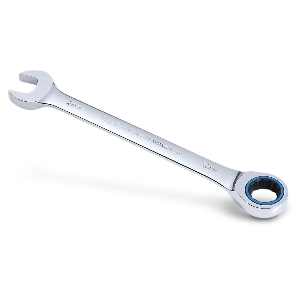 TTI 22mm 72T Metric Ratcheting Ring/Open-End Spanner TRTM22